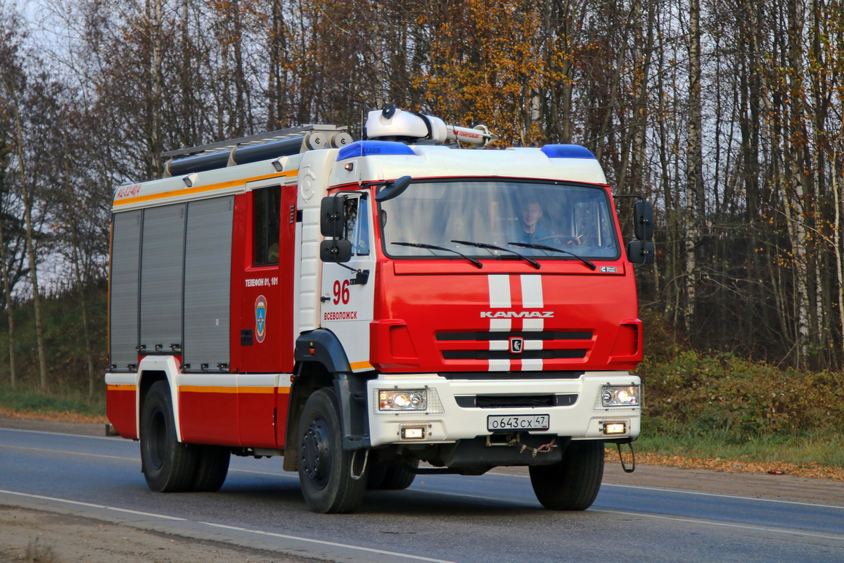 Ленинградская область, № О 643 СХ 47 — КамАЗ-5387-RF(08) [53870F-R]