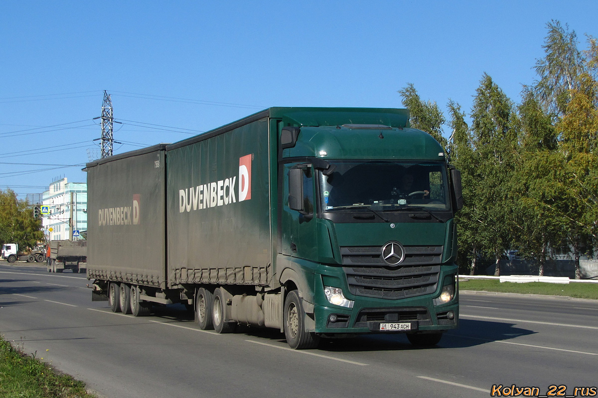 Киргизия, № 08 943 ACH — Mercedes-Benz Actros ('2011) 2542