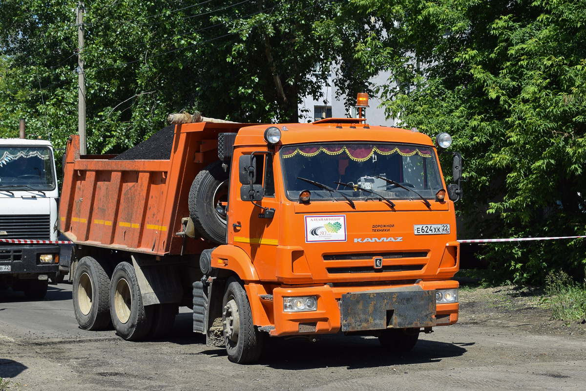 Алтайский край, № Е 624 ХК 22 — КамАЗ-65115-L4(19)