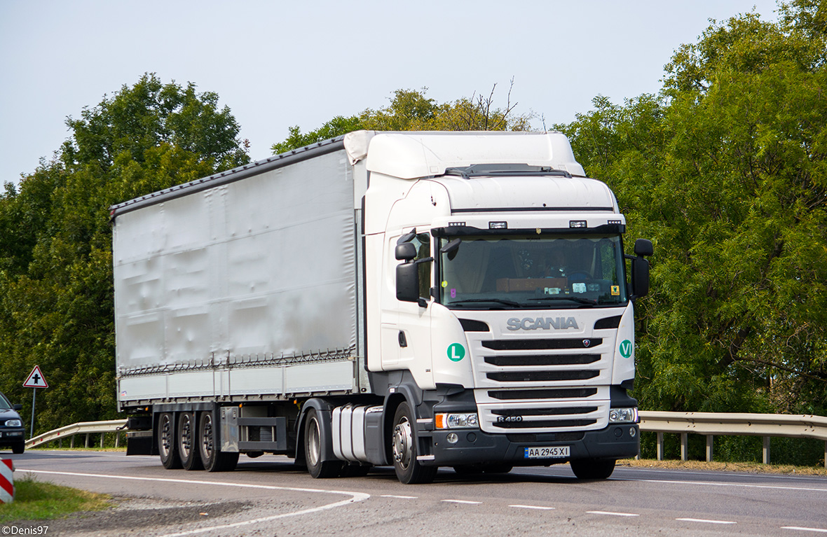 Днепропетровская область, № АА 2945 ХІ — Scania ('2013) R450