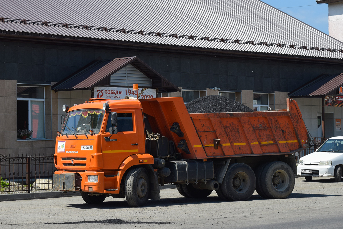 Алтайский край, № Е 624 ХК 22 — КамАЗ-65115-L4(19)