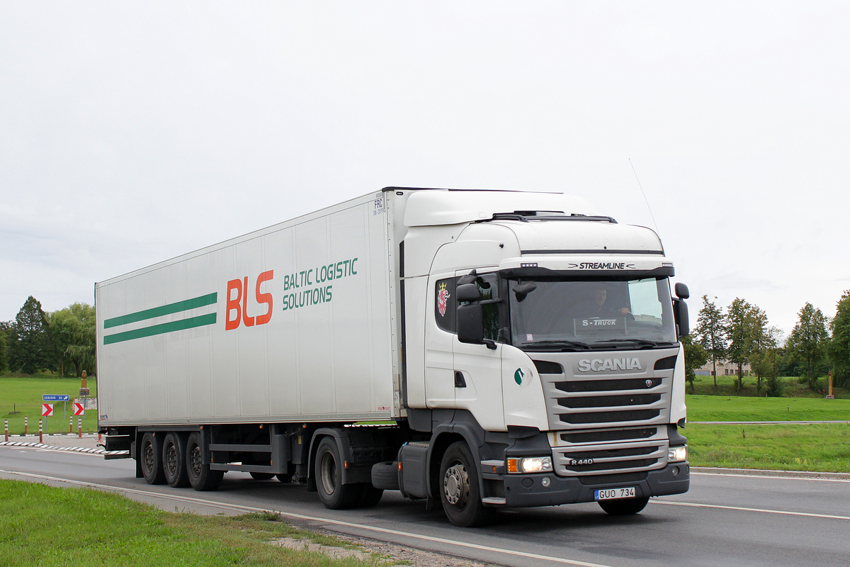 Литва, № GUO 734 — Scania ('2013) R440