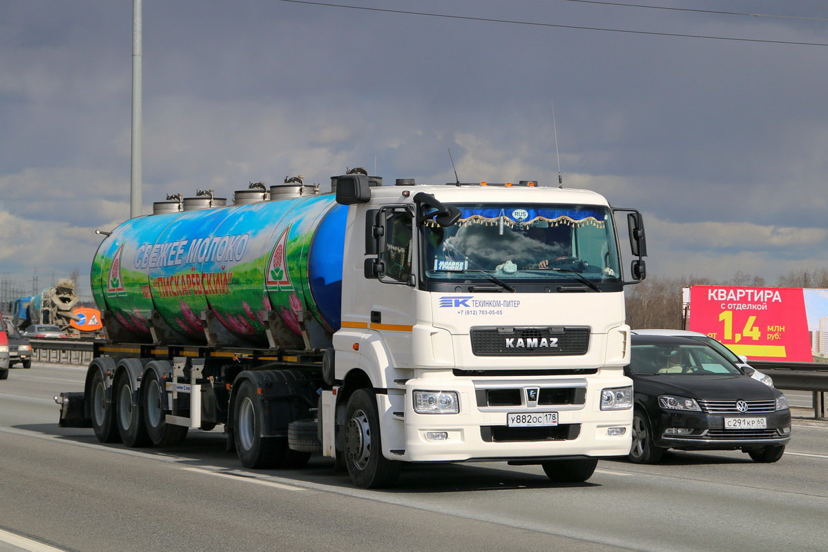 Санкт-Петербург, № У 882 ОС 178 — КамАЗ-5490-S5(87)