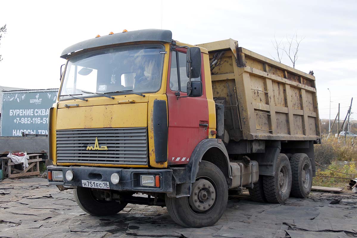 Удмуртия, № Н 751 ЕС 18 — МАЗ-551605