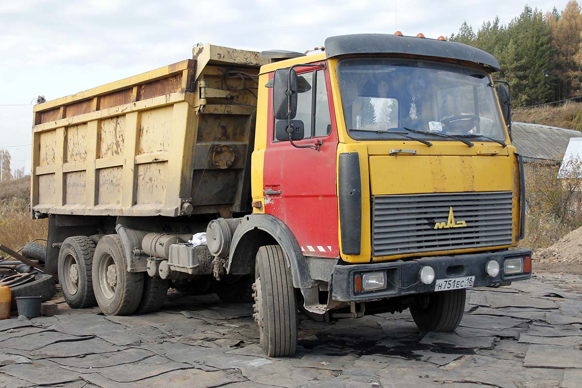 Удмуртия, № Н 751 ЕС 18 — МАЗ-551605