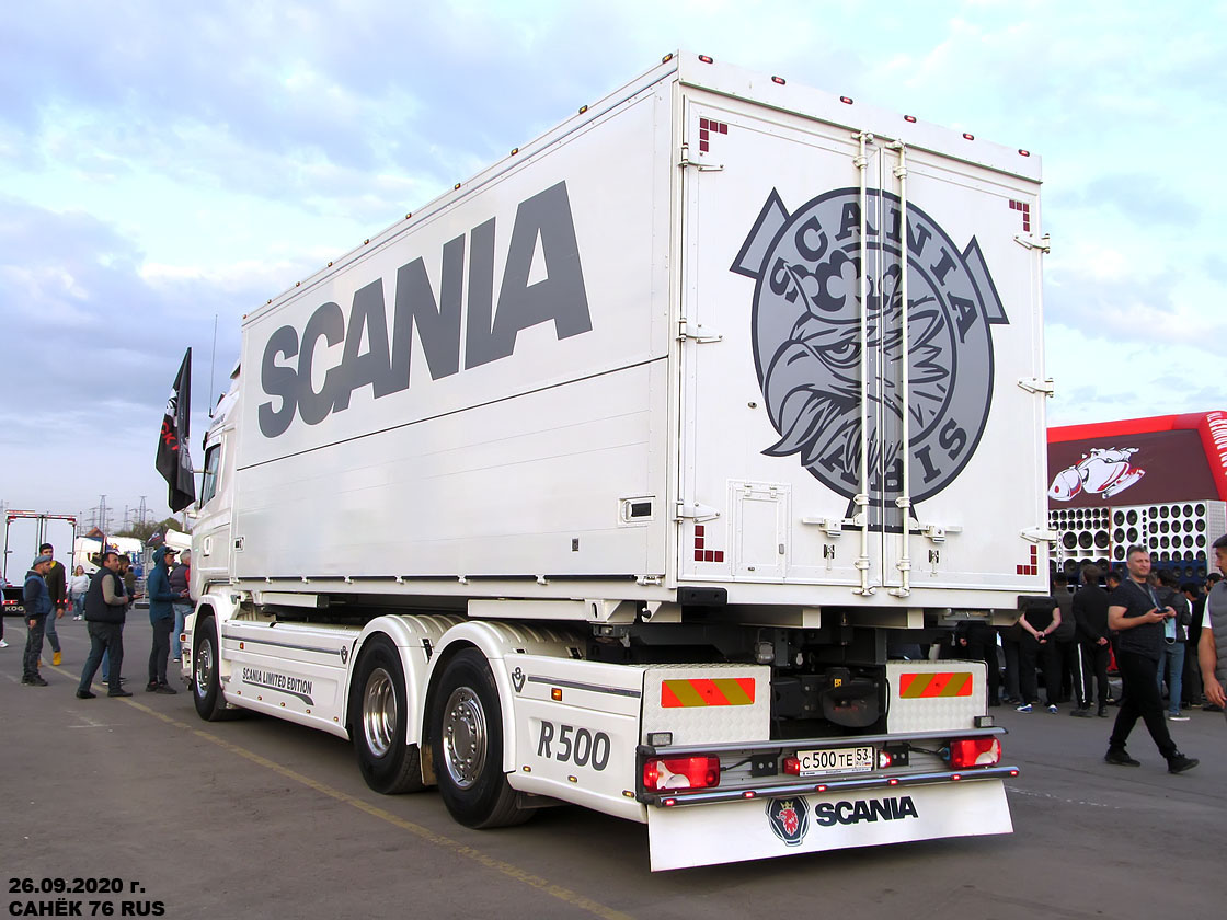 Новгородская область, № С 500 ТЕ 53 — Scania ('2013) R500; Москва — Фестиваль Truckfest 2020