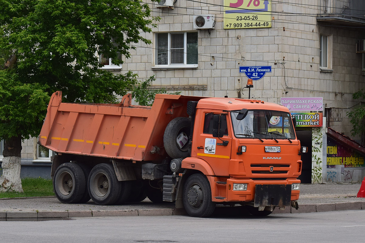 Волгоградская область, № В 988 ЕЕ 134 — КамАЗ-65115-L4(19)
