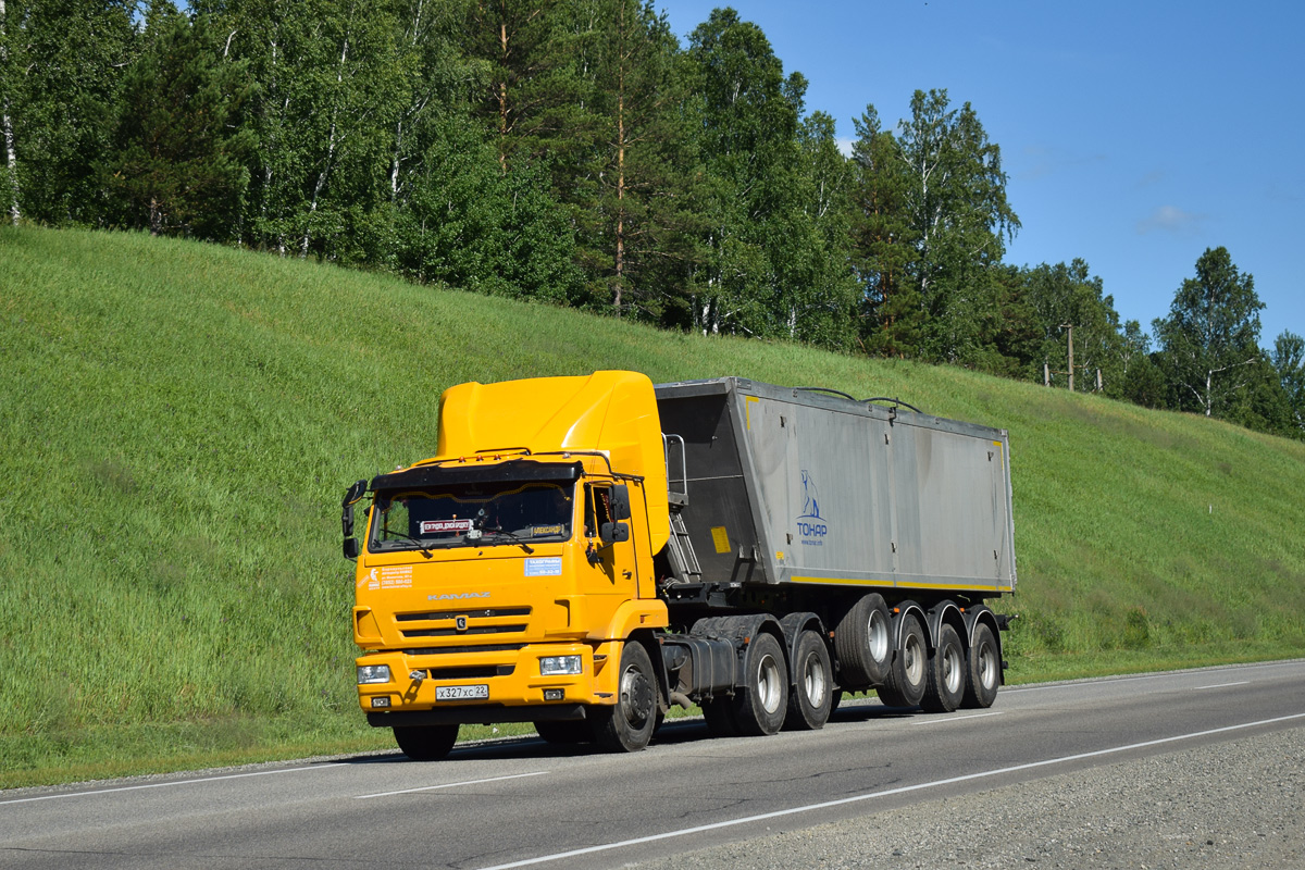 Алтайский край, № Х 327 ХС 22 — КамАЗ-65116-A5(48)