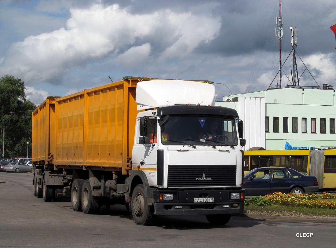 Минская область, № АС 1681-5 — МАЗ-5516 (общая модель)