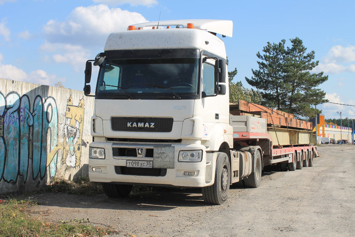 Омская область, № Т 098 ХС 55 — КамАЗ-5490-S5(87)