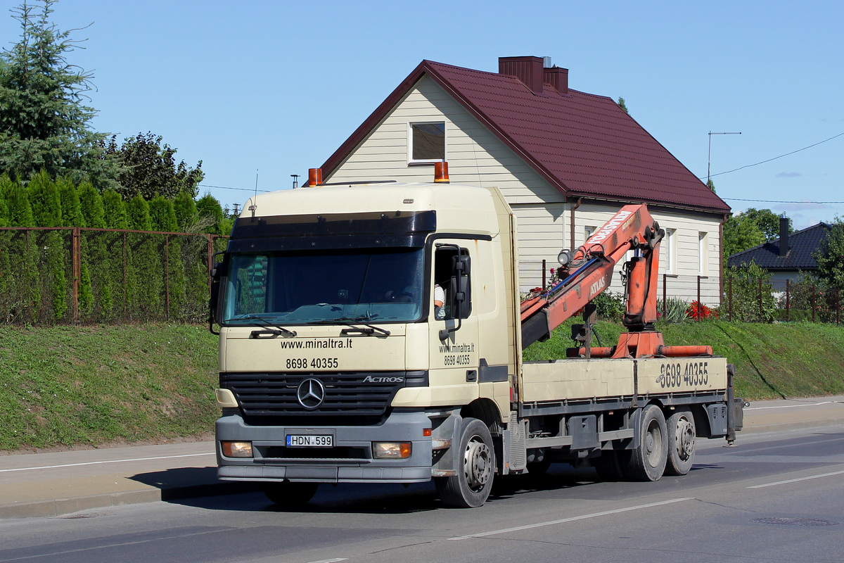 Литва, № HDN 599 — Mercedes-Benz Actros ('1997) 2543