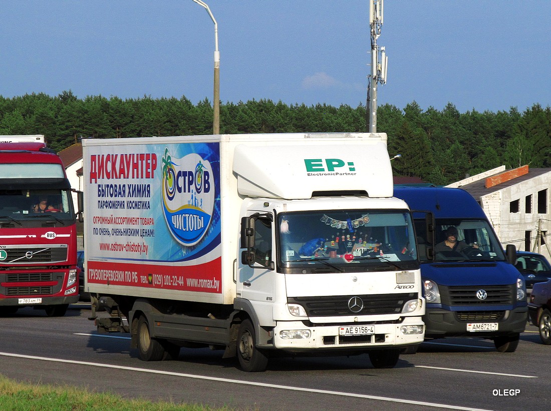 Гродненская область, № АЕ 9156-4 — Mercedes-Benz Atego 816