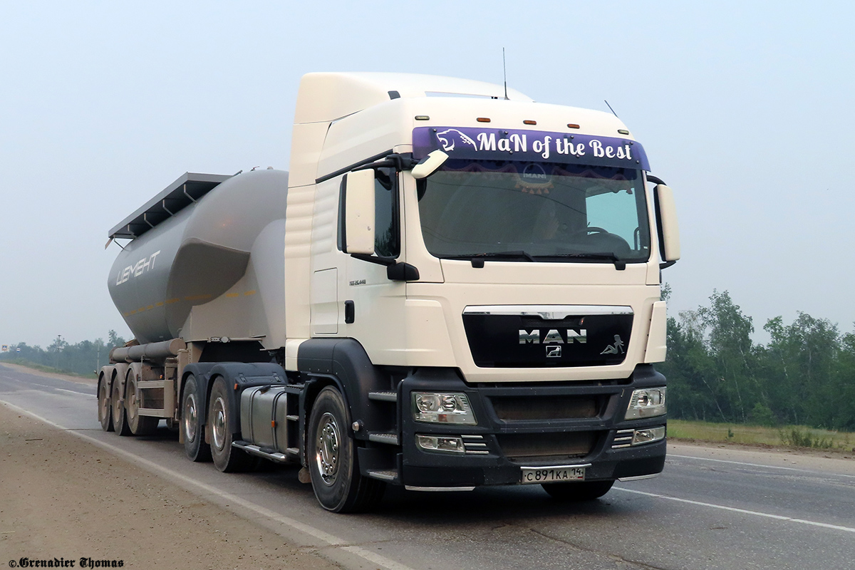 Саха (Якутия), № С 891 КА 14 — MAN TGS 26.440