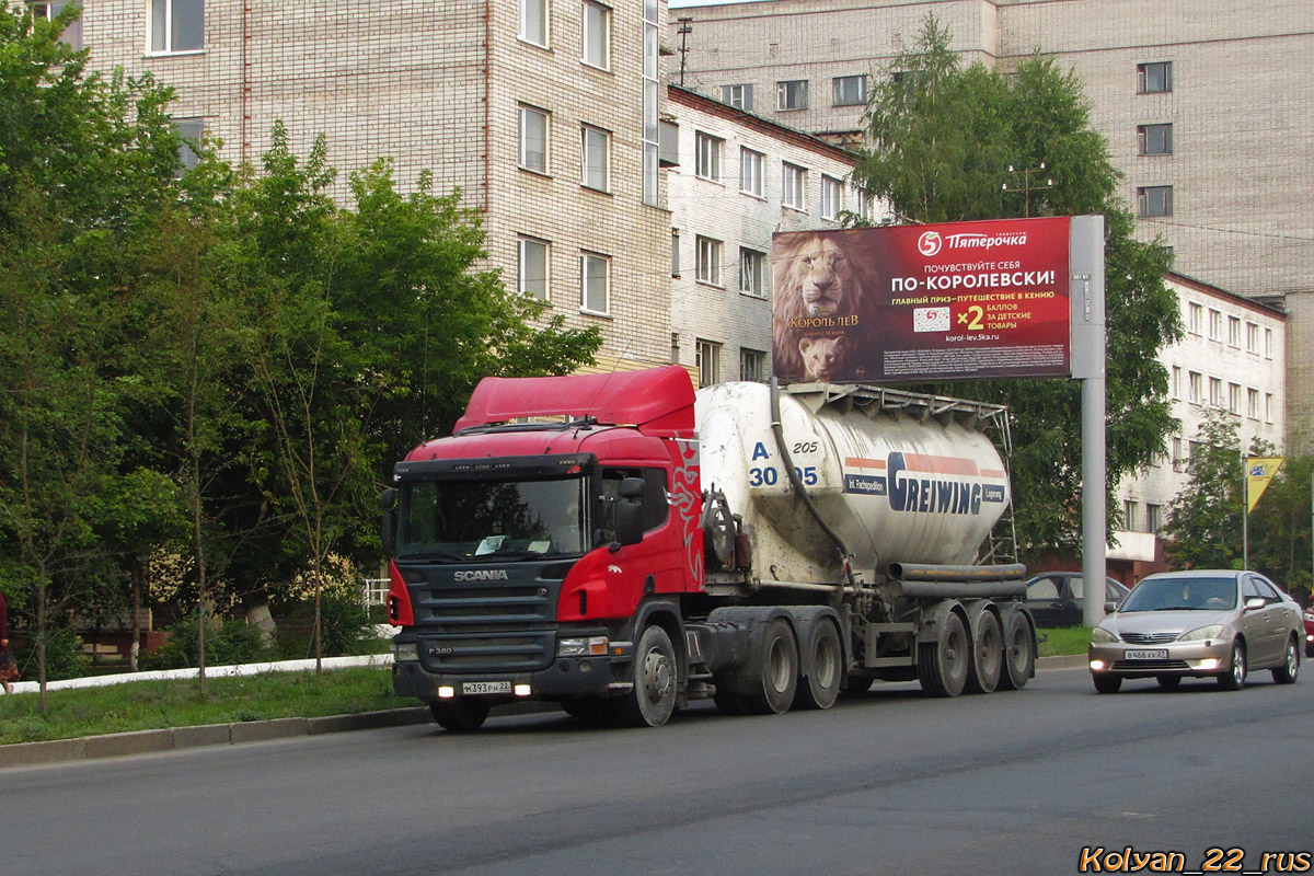 Алтайский край, № М 393 РН 22 — Scania ('2004) P380