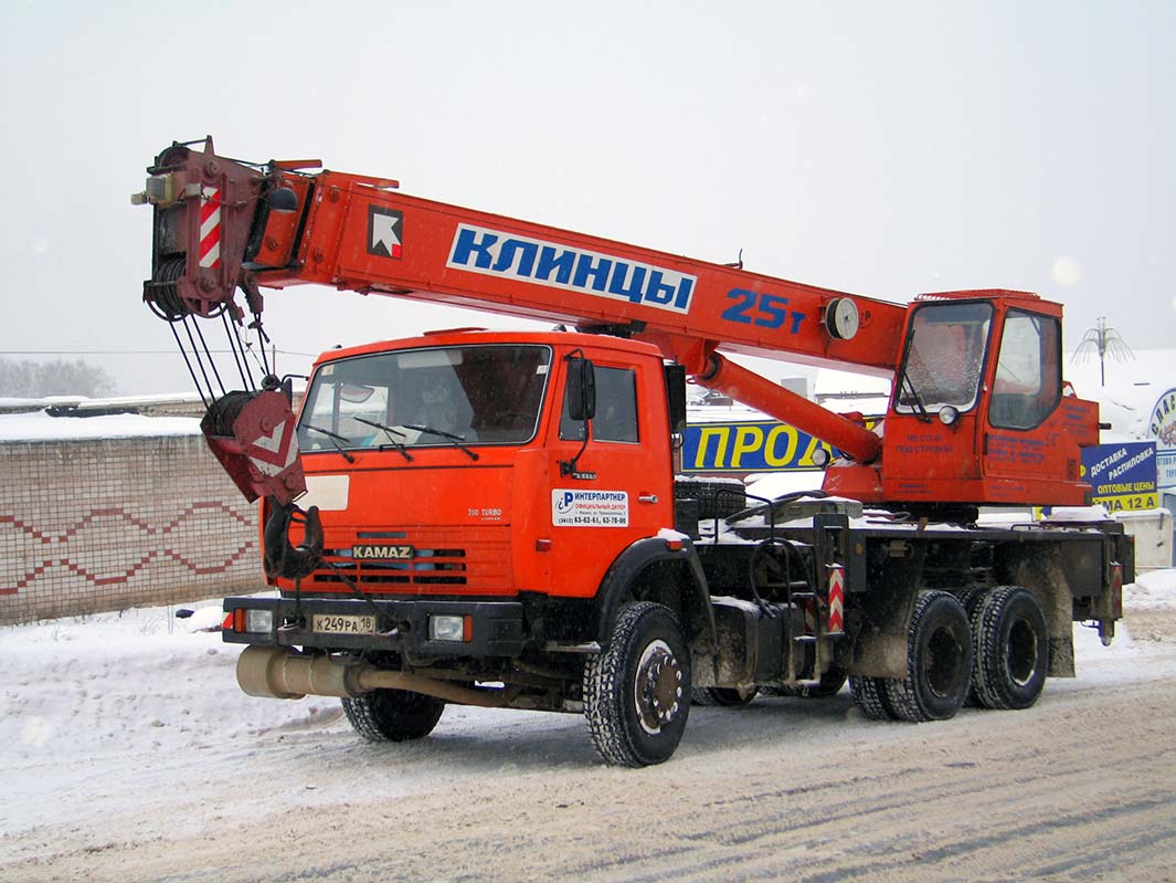 Удмуртия, № К 249 РА 18 — КамАЗ-65115-62