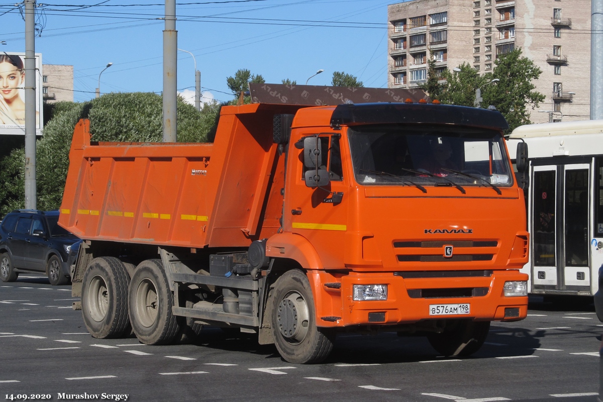 Санкт-Петербург, № В 576 АМ 198 — КамАЗ-65115-A5(48)
