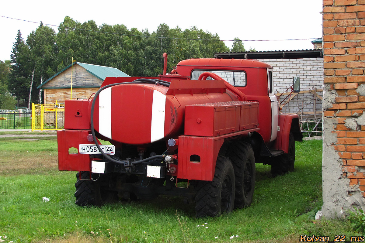 Алтайский край, № Н 058 ТС 22 — ЗИЛ-131 (общая модель)