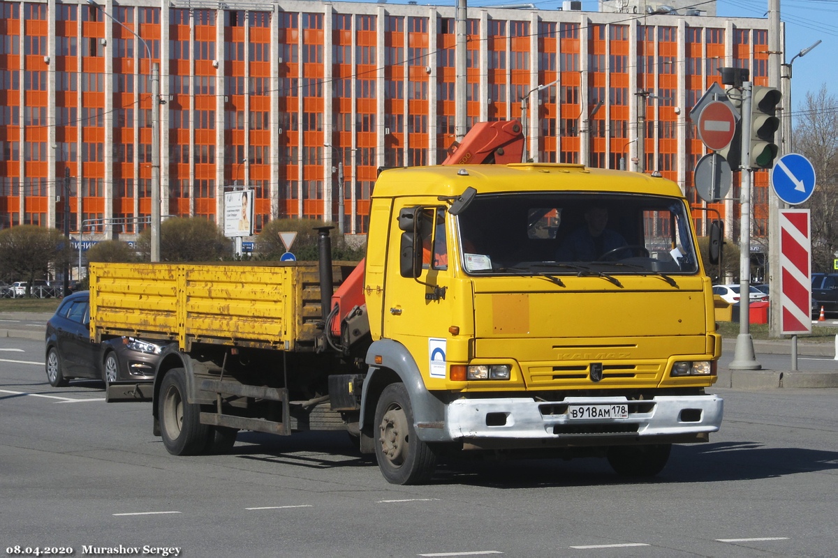 Санкт-Петербург, № В 918 АМ 178 — КамАЗ-4308-H3(99)