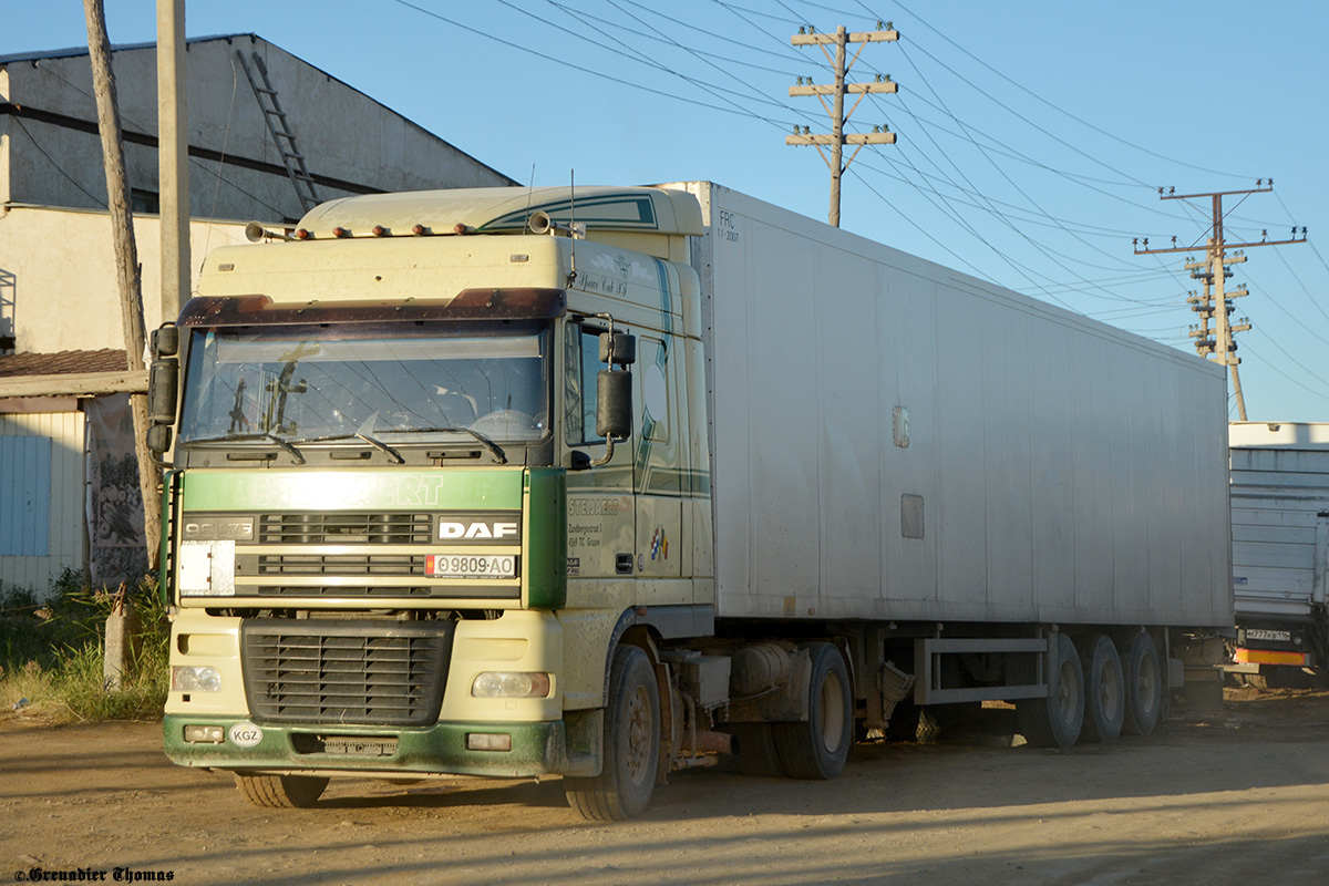Киргизия, № O 9809 AO — DAF 95XF FT