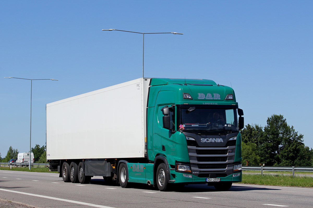 Латвия, № DU-2555 — Scania ('2016) R410