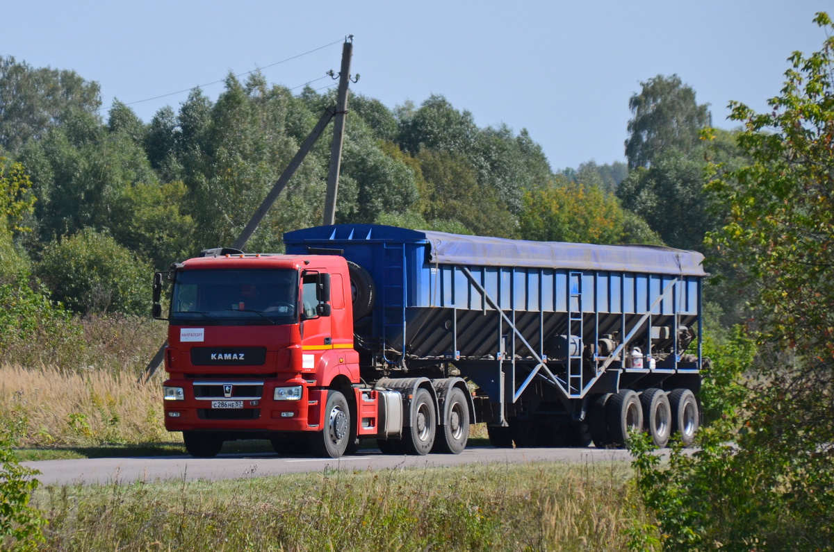 Орловская область, № С 286 НЕ 57 — КамАЗ-65806-T5(68)