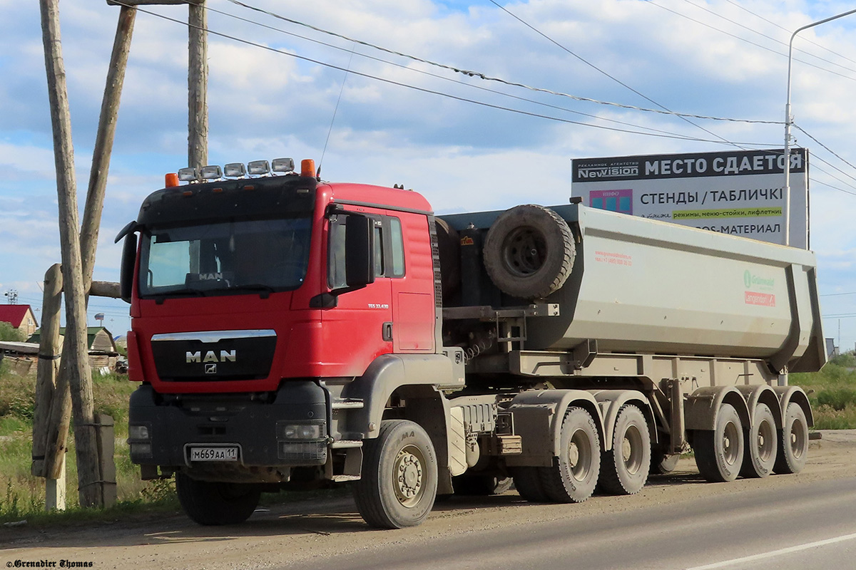 Саха (Якутия), № М 669 АА 11 — MAN TGS 33.430