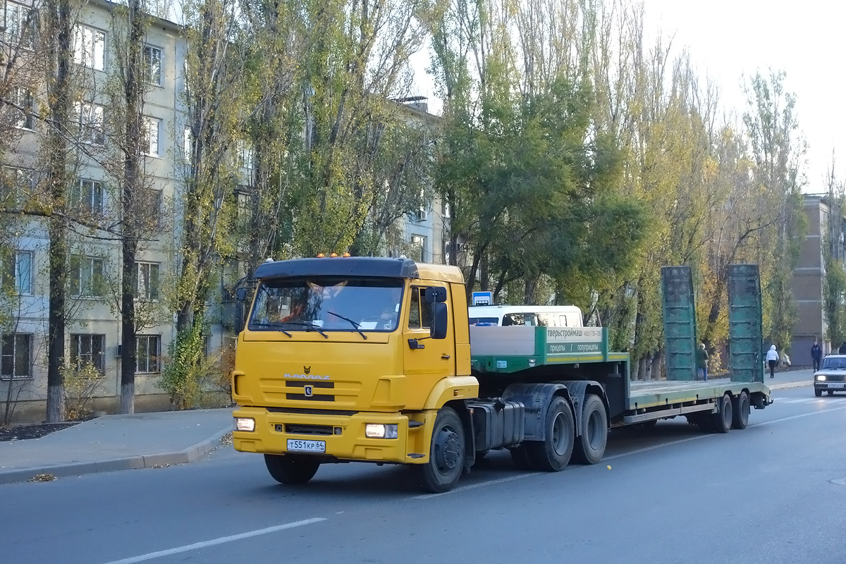 Саратовская область, № Т 551 КР 64 — КамАЗ-65116-N3(78)