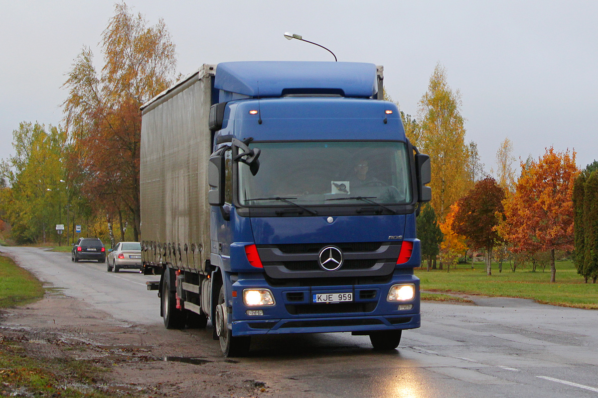Литва, № KJE 959 — Mercedes-Benz Actros ('2009) 1832