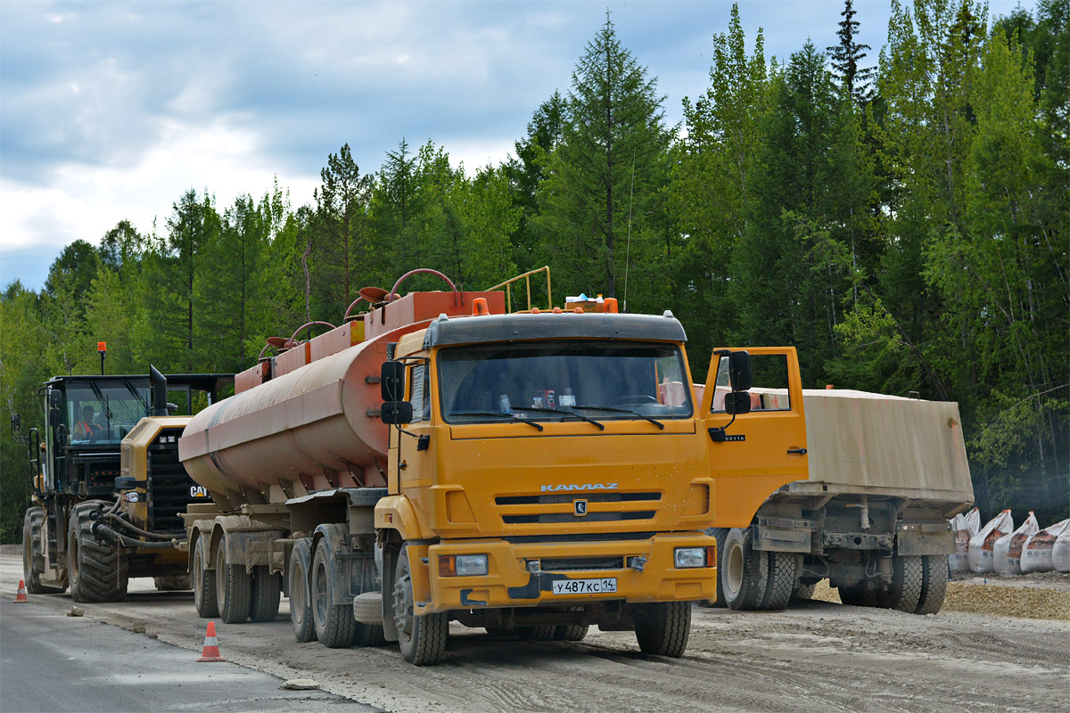 Саха (Якутия), № У 487 КС 14 — КамАЗ-65116-N3(78)