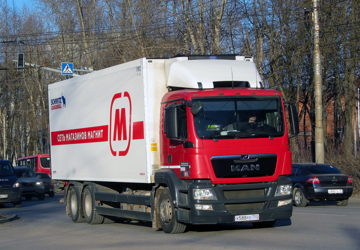 Московская область, № У 588 РЕ 750 — MAN TGS 28.360