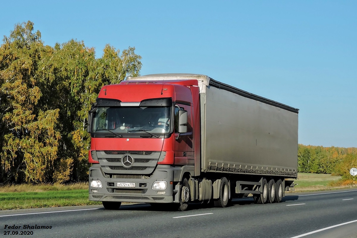Татарстан, № Х 572 ТА 116 — Mercedes-Benz Actros '09 1841 [Z9M]