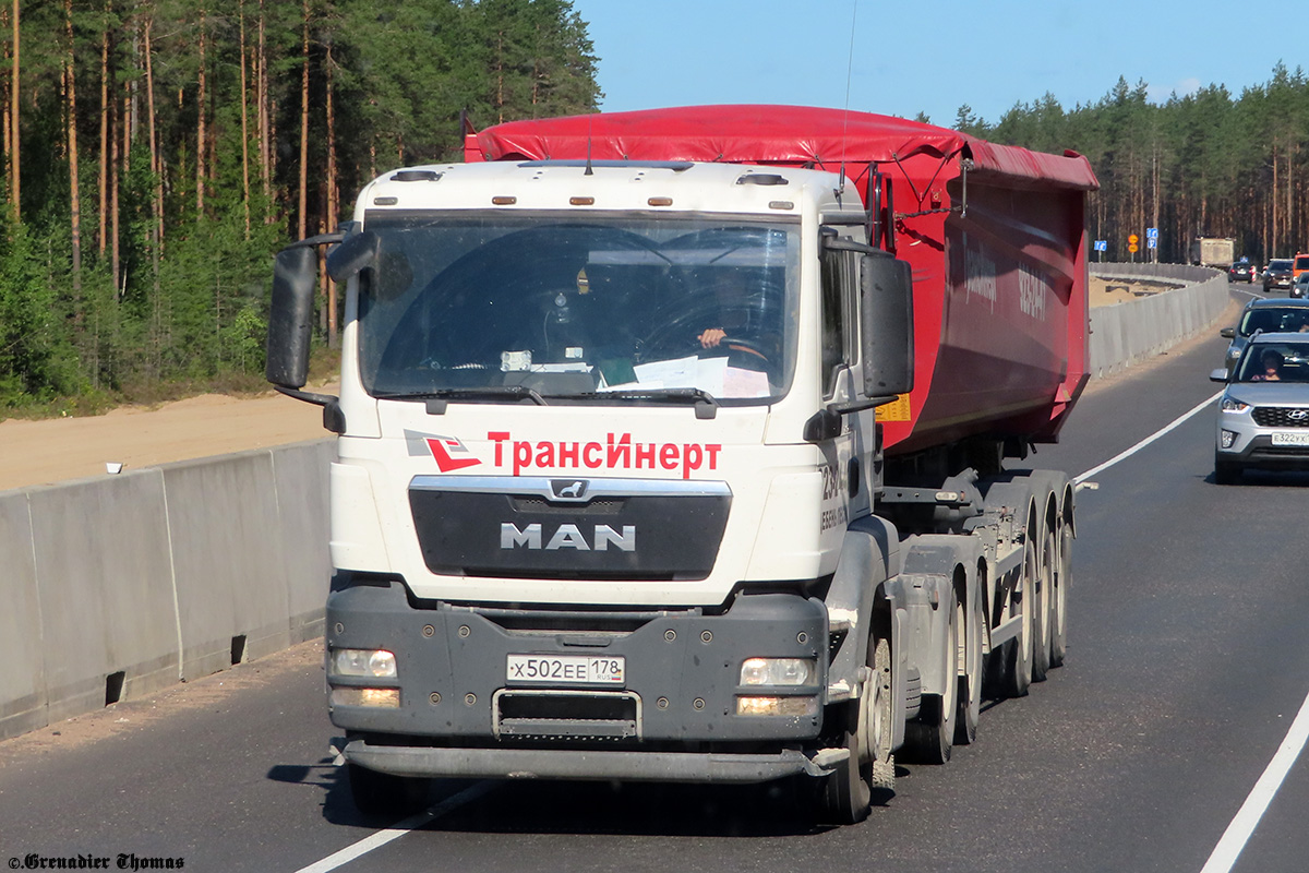 Санкт-Петербург, № О 502 ЕЕ 178 — MAN TGS (общая модель)