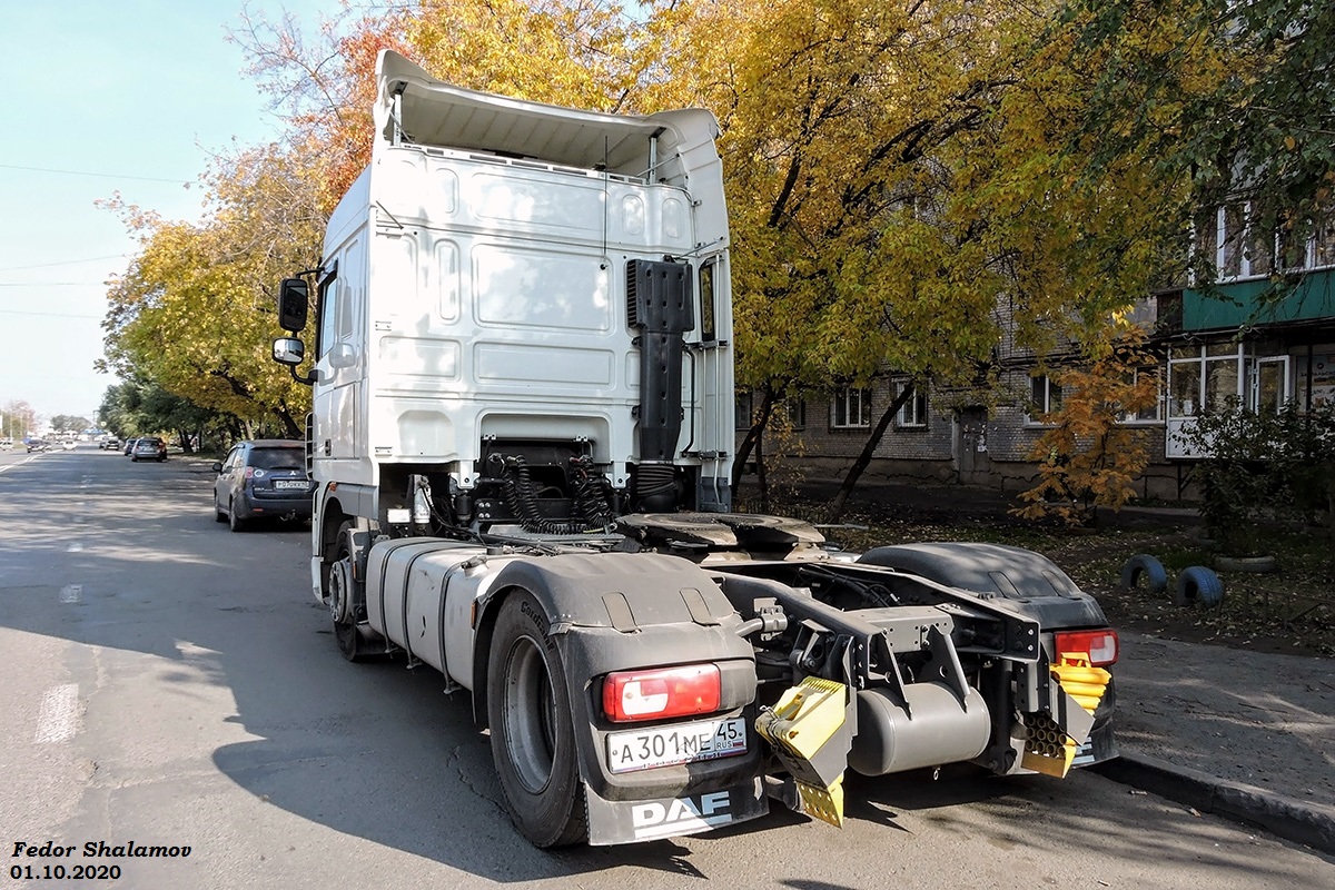 Курганская область, № А 301 МЕ 45 — DAF XF105 FT