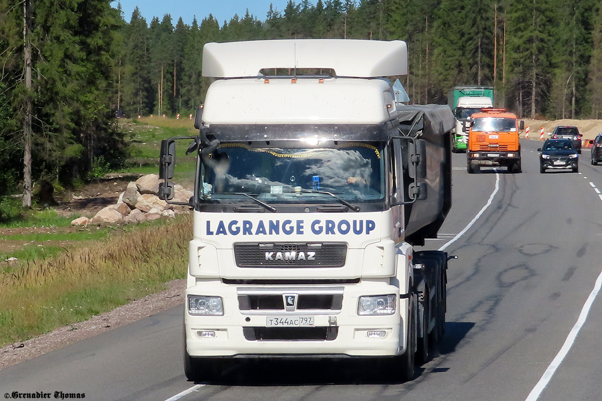 Москва, № Т 344 АС 797 — КамАЗ-5490-S5(87)