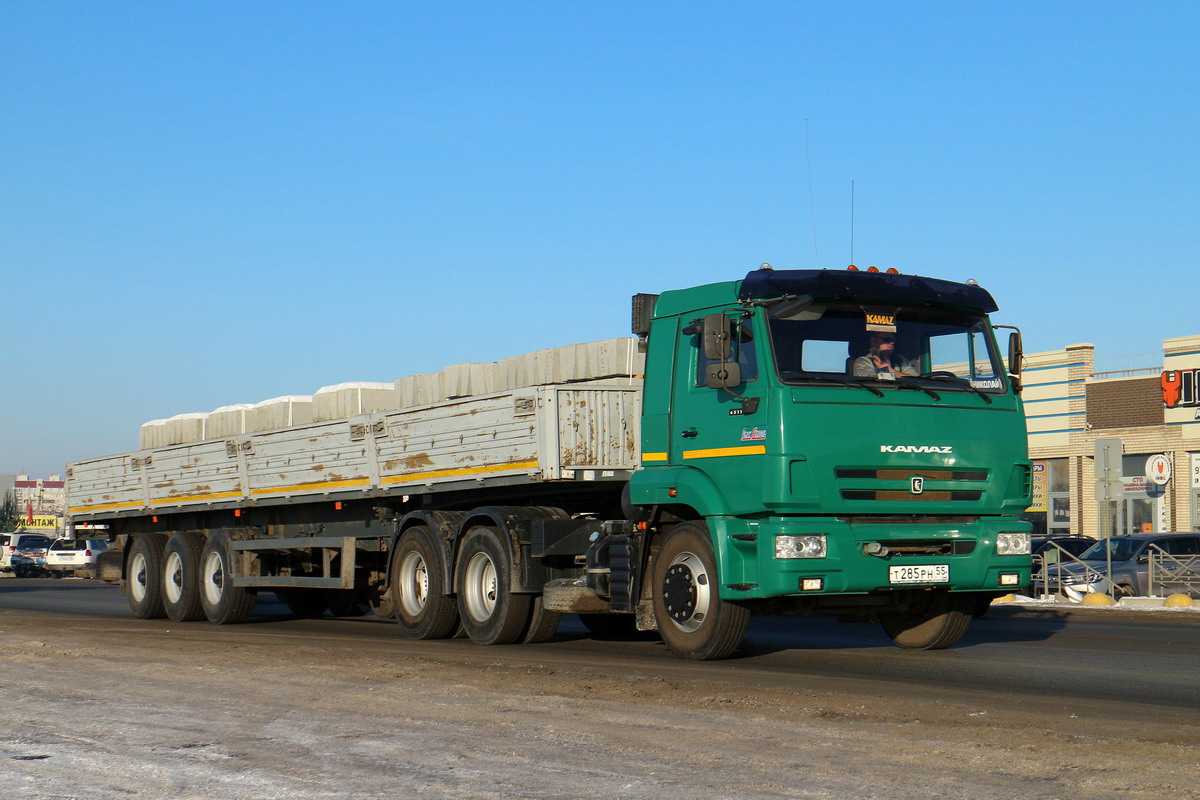 Омская область, № Т 285 РН 55 — КамАЗ-65116-A4(23)