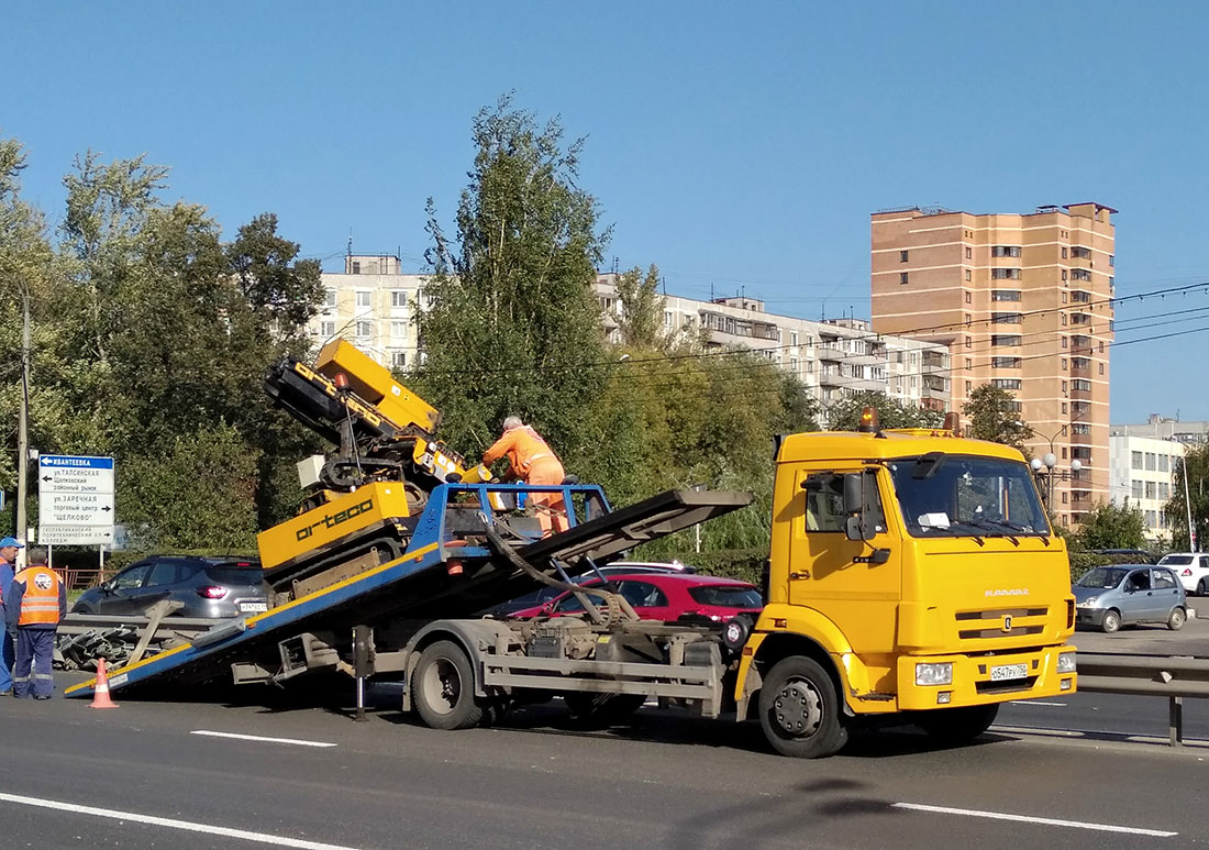 Московская область, № О 547 РУ 750 — КамАЗ-4308-R4(28)