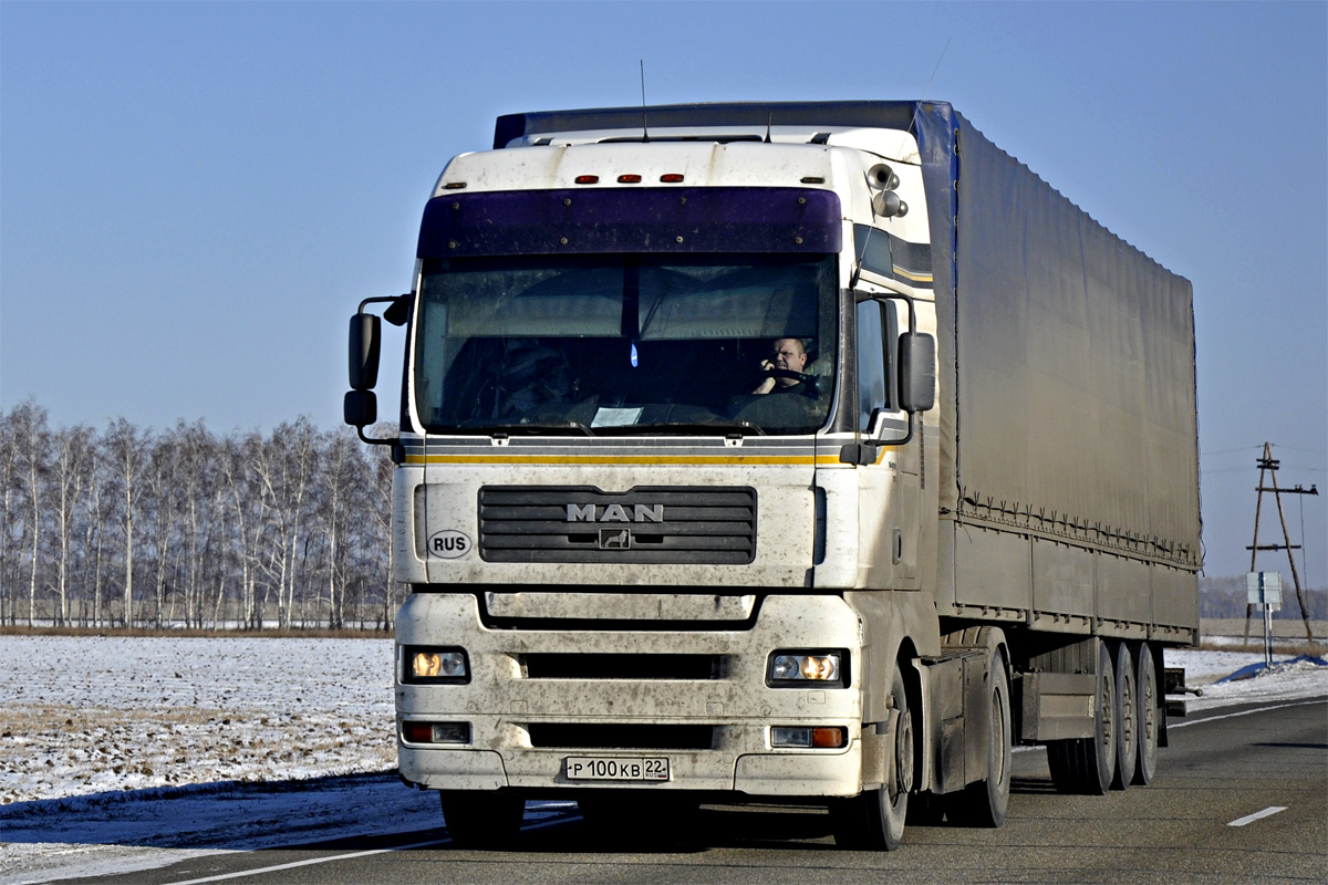 Алтайский край, № Р 100 КВ 22 — MAN TGA 18.410
