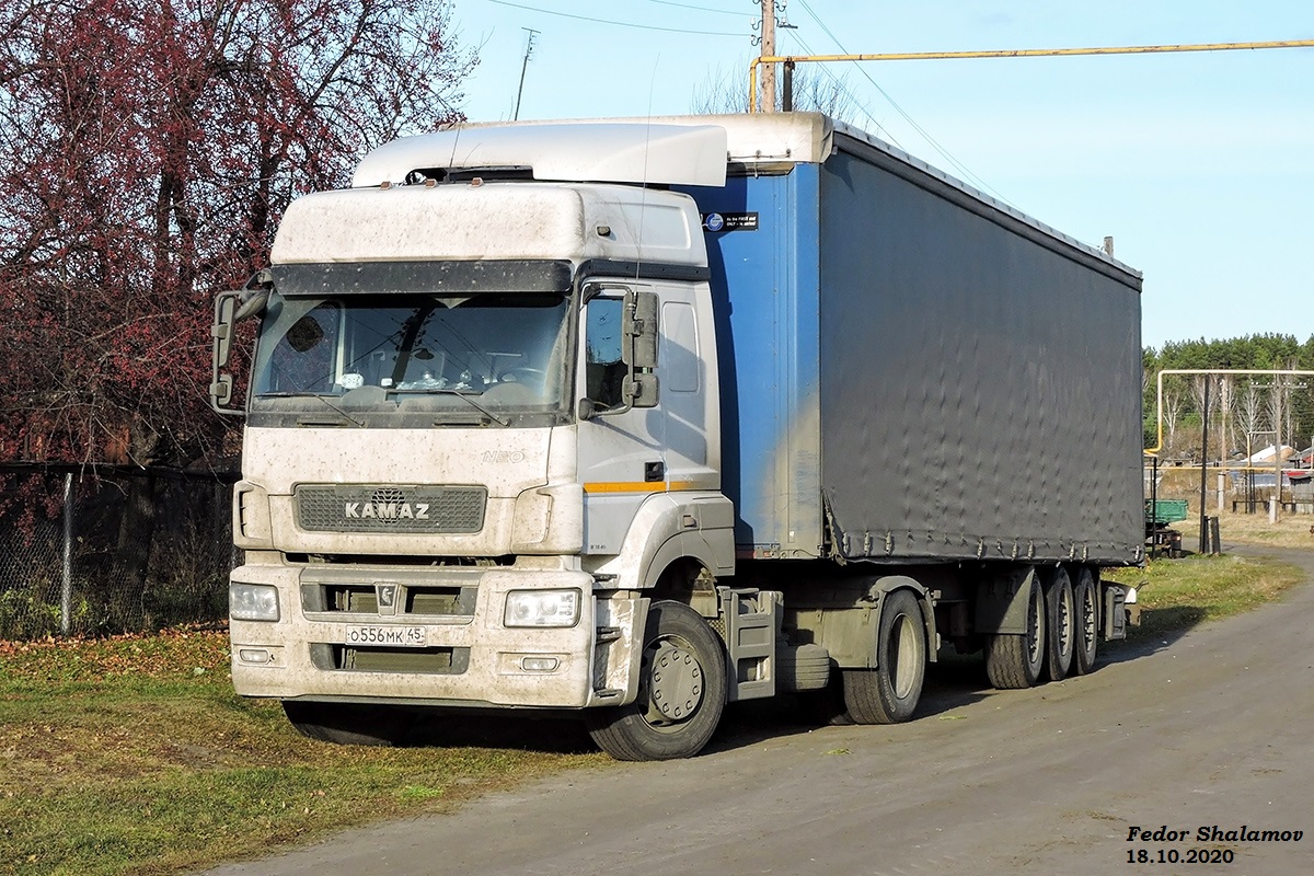 Курганская область, № О 556 МК 45 — КамАЗ-5490-S5(87)