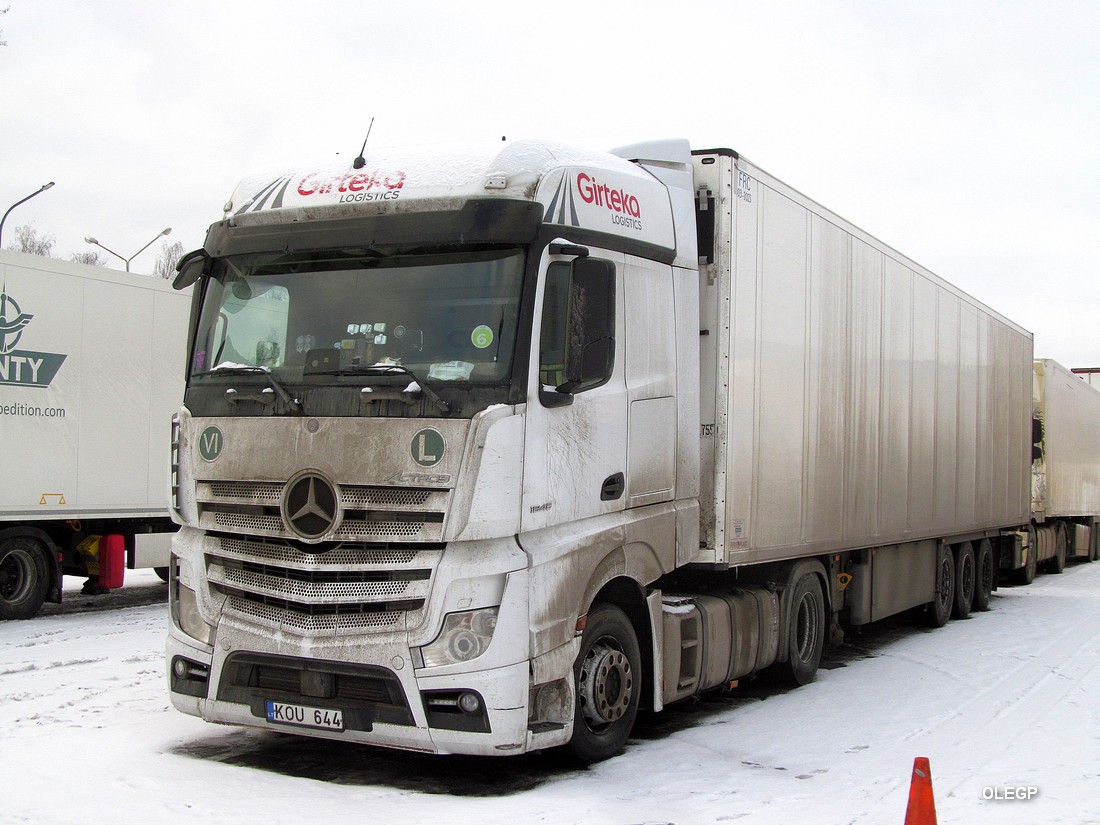 Литва, № KOU 644 — Mercedes-Benz Actros ('2011) 1845