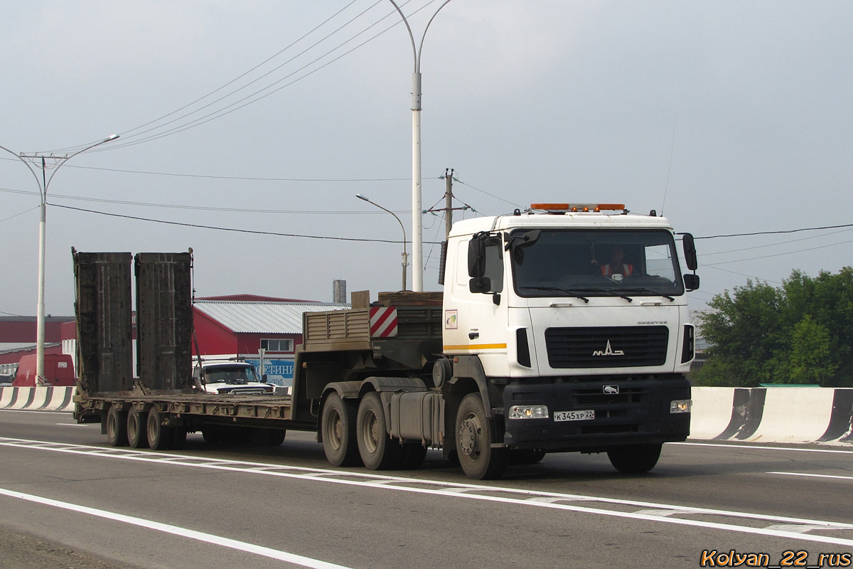 Алтайский край, № К 345 ХР 22 — МАЗ-6430B9