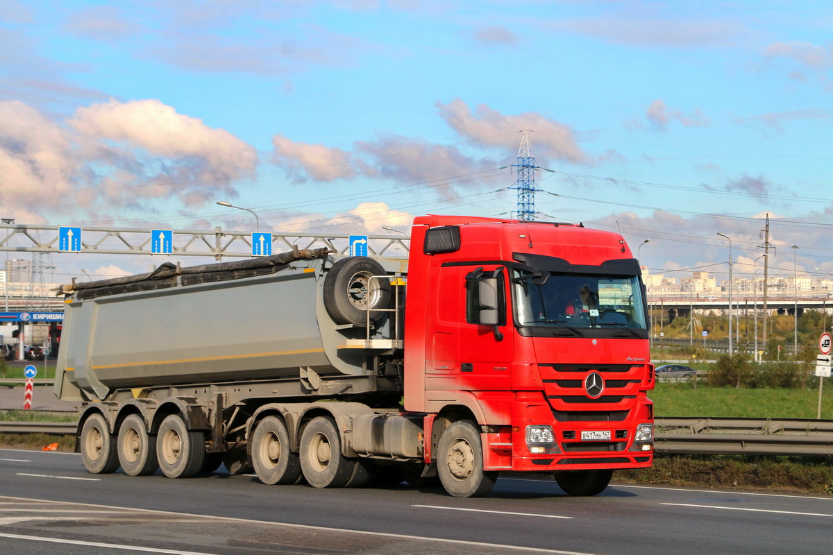 Ленинградская область, № В 417 МН 147 — Mercedes-Benz Actros '09 3346 [Z9M]