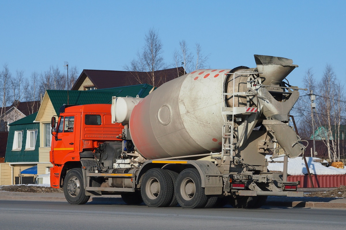 Ханты-Мансийский автоном.округ, № В 127 КВ 186 — КамАЗ-6520-A5(48)
