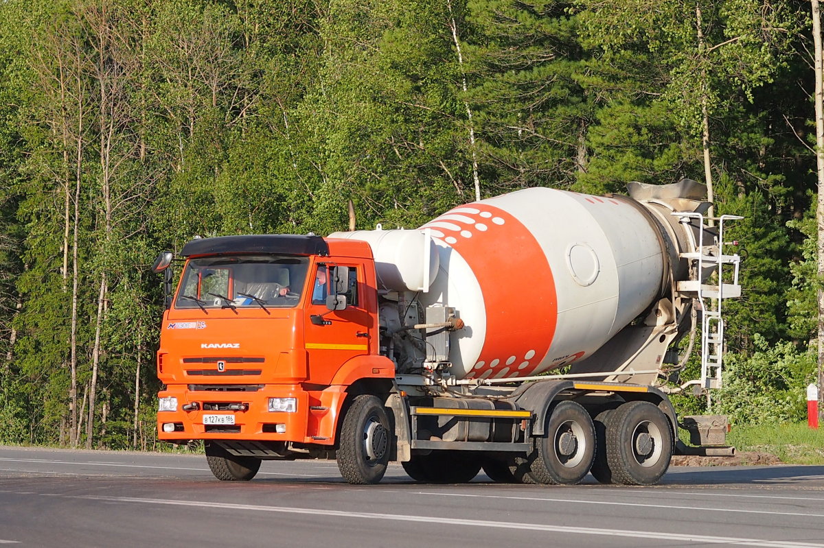 Ханты-Мансийский автоном.округ, № В 127 КВ 186 — КамАЗ-6520-A5(48)