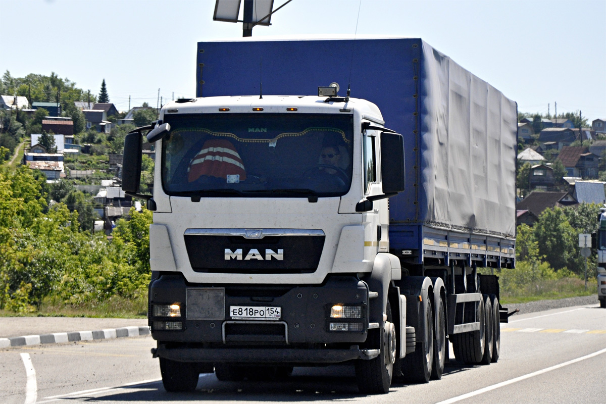 Новосибирская область, № Е 818 РО 154 — MAN TGS 33.440