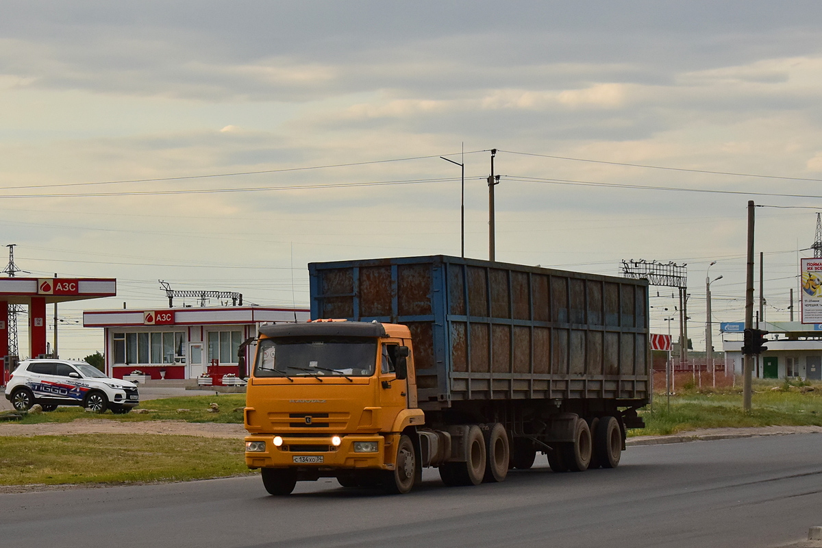 Волгоградская область, № С 134 ХО 34 — КамАЗ-65116-N3(78)