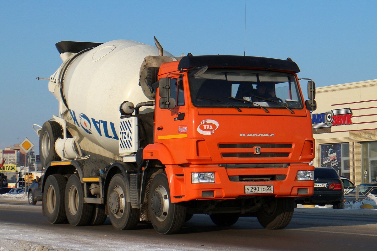 Омская область, № У 290 ТО 55 — КамАЗ-6540-A5(48)