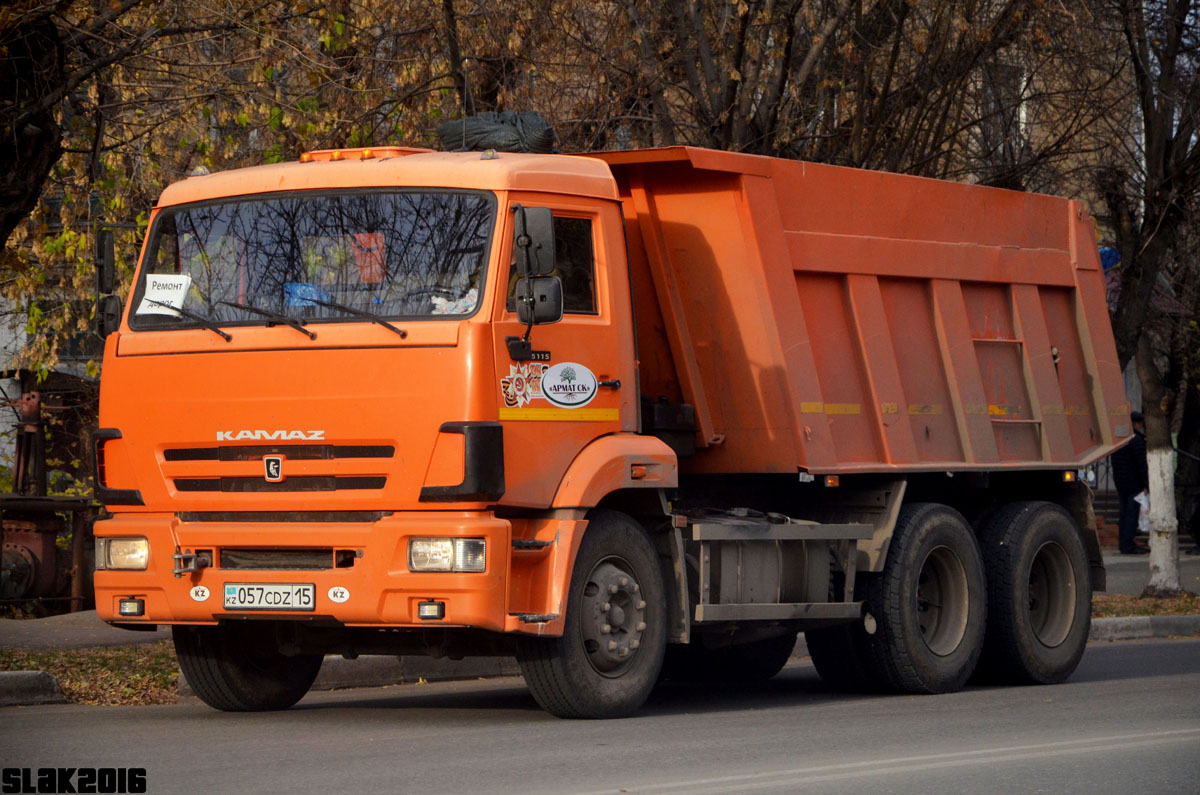 Северо-Казахстанская область, № 057 CDZ 15 — КамАЗ-65115-N3(78)