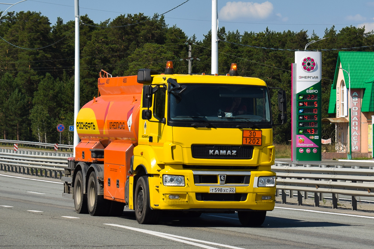 Алтайский край, № Т 598 ХС 22 — КамАЗ-65207-S5(87)