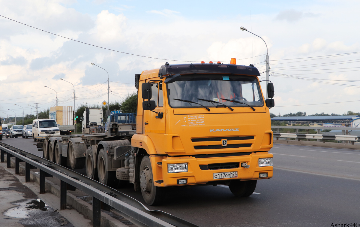 Красноярский край, № С 117 ОМ 124 — КамАЗ-65116-A5(48)