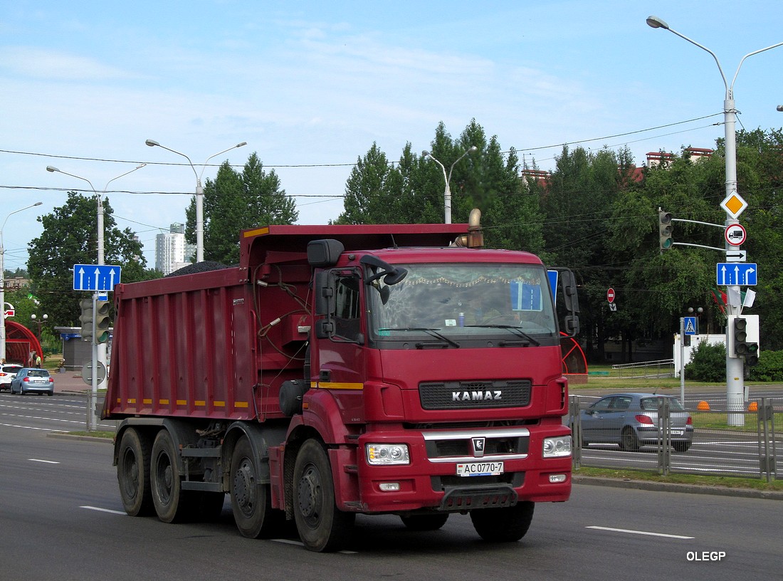 Минск, № АС 0770-7 — КамАЗ-65801-T5(68)